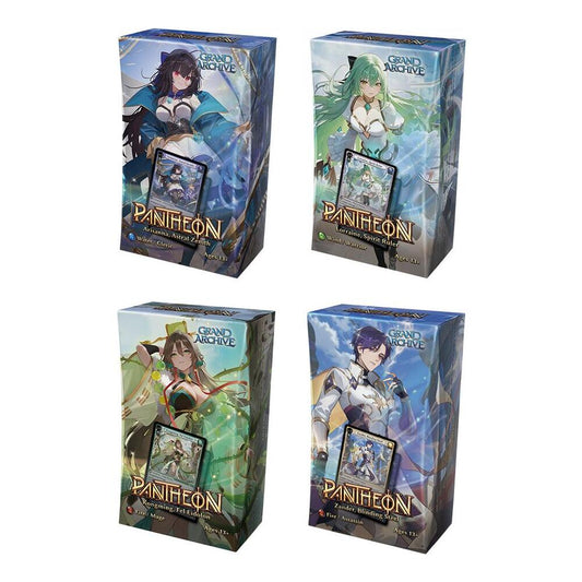 Grand Archive Radiant Origins: Pantheon Starter Deck - Deck Case; 4 Pantheon Decks