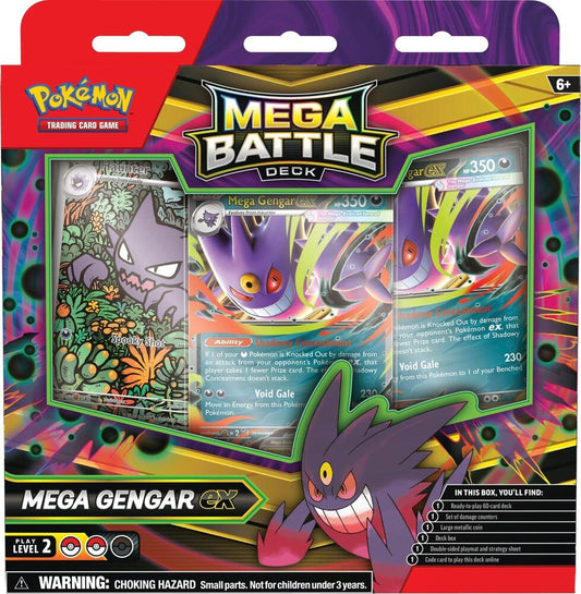 Mega Battle Deck CASE (Mega Gengar ex) - Miscellaneous Cards & Products (MCAP)