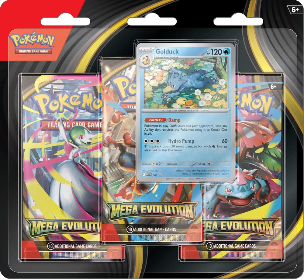 Mega Evolution 3-pack Blister Case - ME01: Mega Evolution (MEG) Wave 2