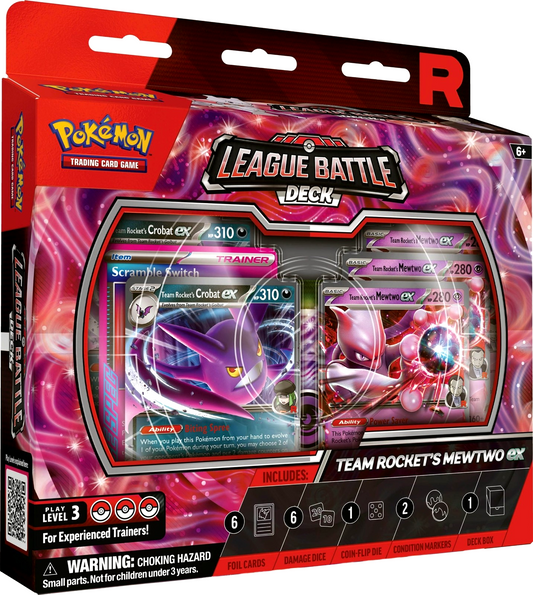 League Battle Deck CASE [Team Rocket's Mewtwo ex] - Miscellaneous Cards & Products (MCAP)